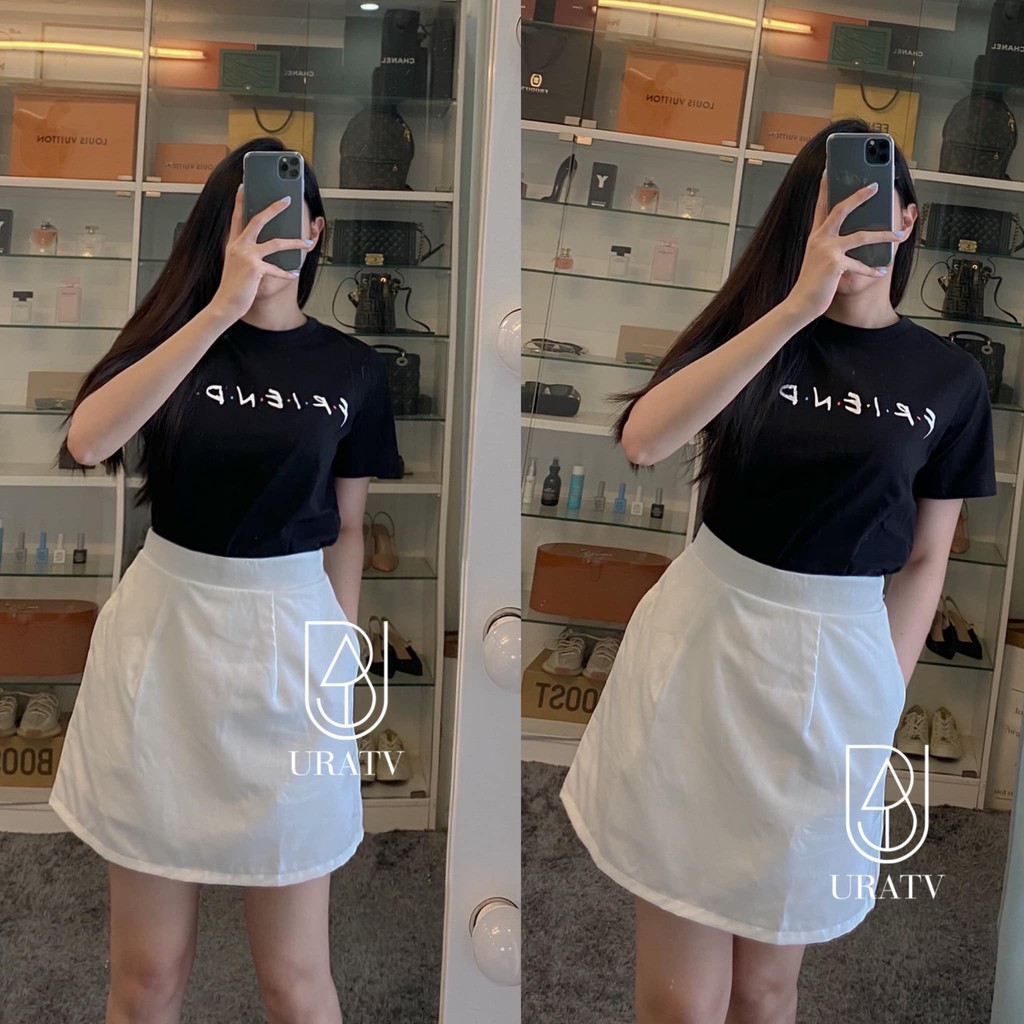 [FREESHIP - ẢNH THẬT] Váy quần vải chữ A F21