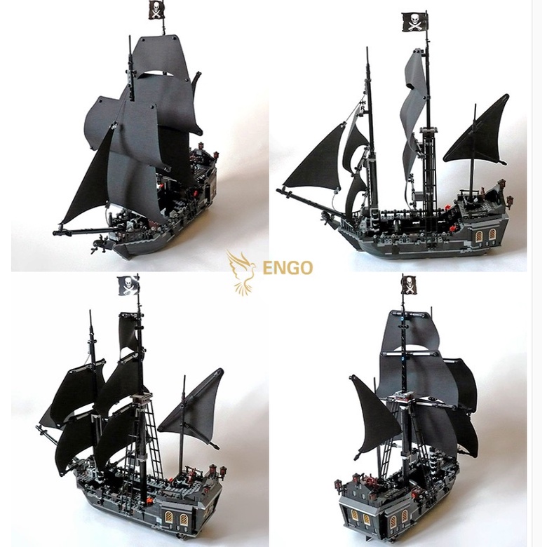 Đồ chơi xếp hình trẻ em lego, đồ chơi lắp ráp thuyền hải tặc