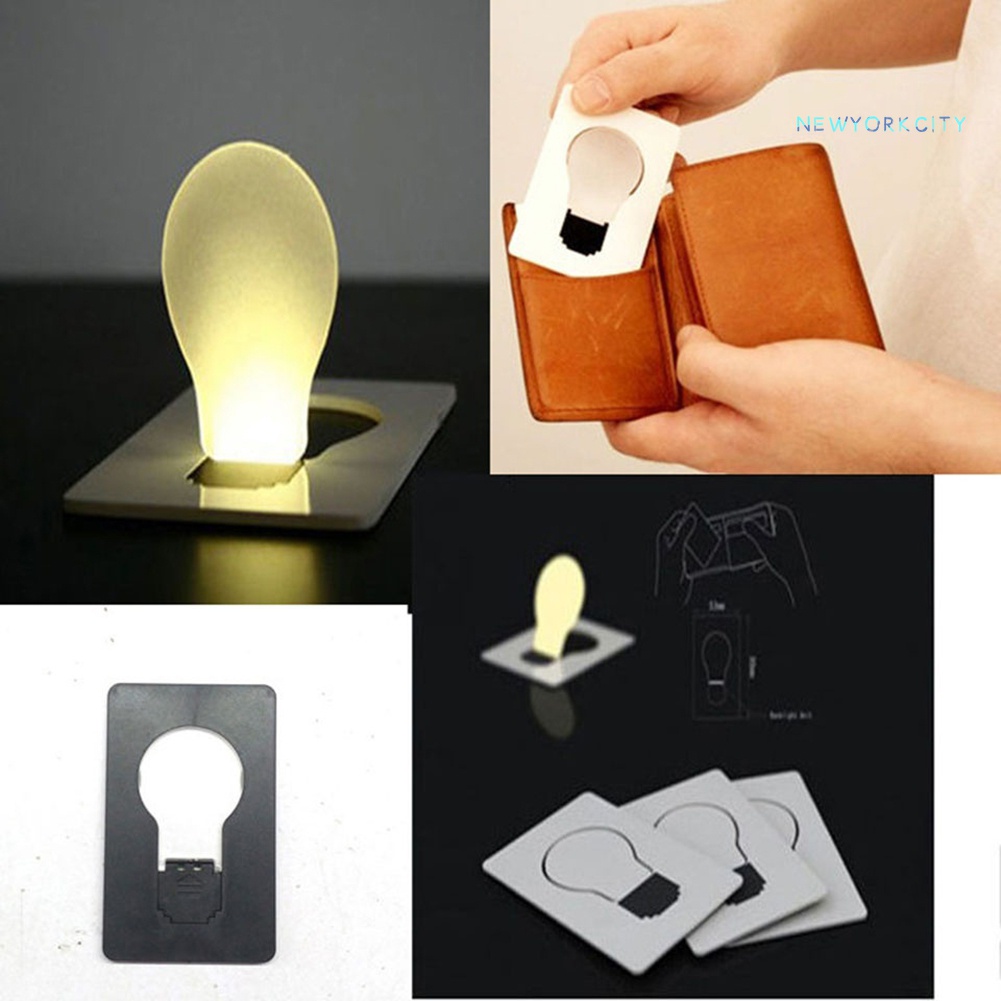 Ví Đựng Thẻ Tín Dụng Mini Siêu Mỏng Có Đèn LED Phong Cách Giáng Sinh