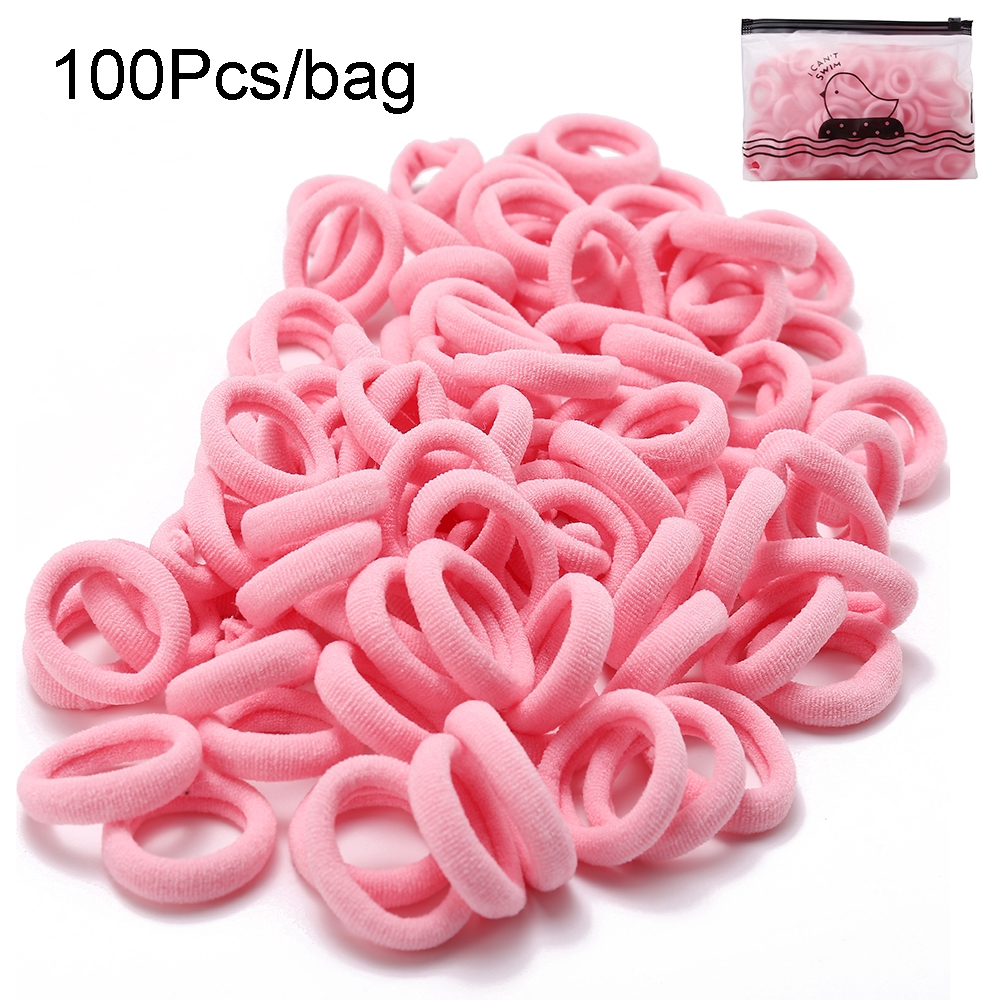 Bông Thời Trang Dây Thun Tóc Trẻ Em đầy Màu Sắc Phụ Nữ Scrunchies