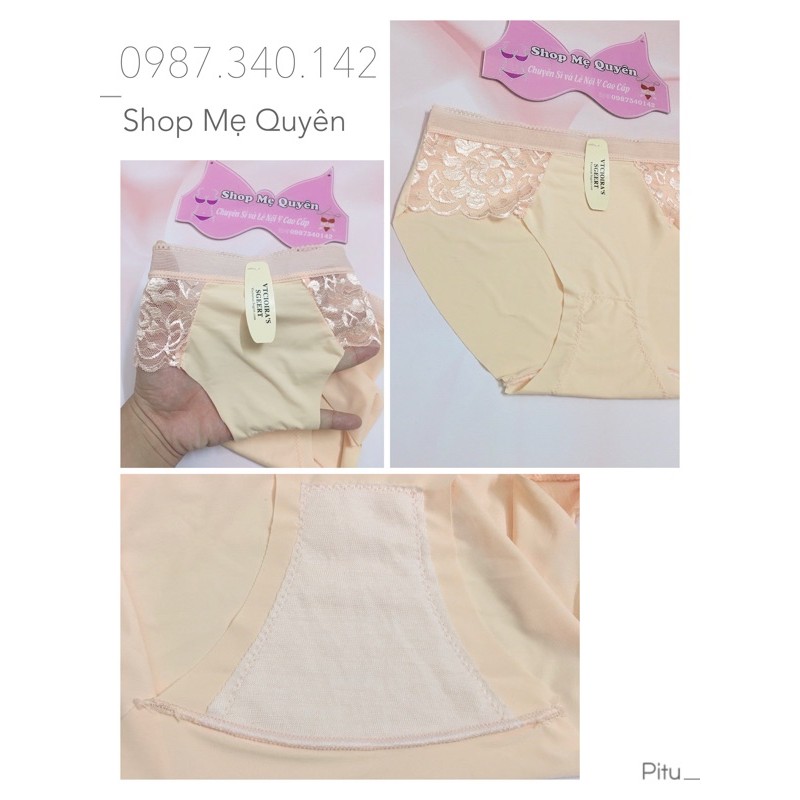 Quần lót Su phối Ren mềm mại không đường may