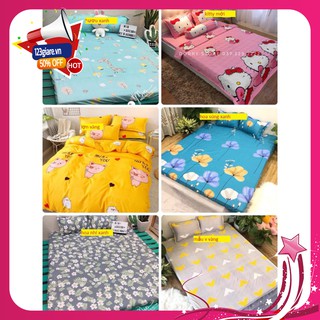 Free ship 99k Bộ ga gối poly giường 2m2 HCM
