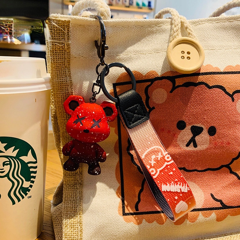 Móc Khóa Hình Gấu Hoạt Hình Đáng Yêu