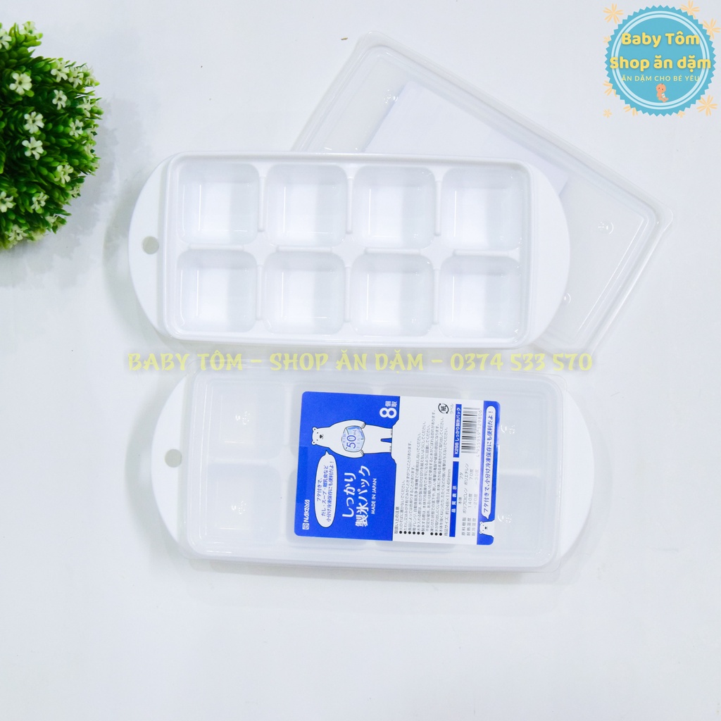 Khay trữ đông,Khay trữ dashi cho bé ăn dặm NPP Baby Tôm