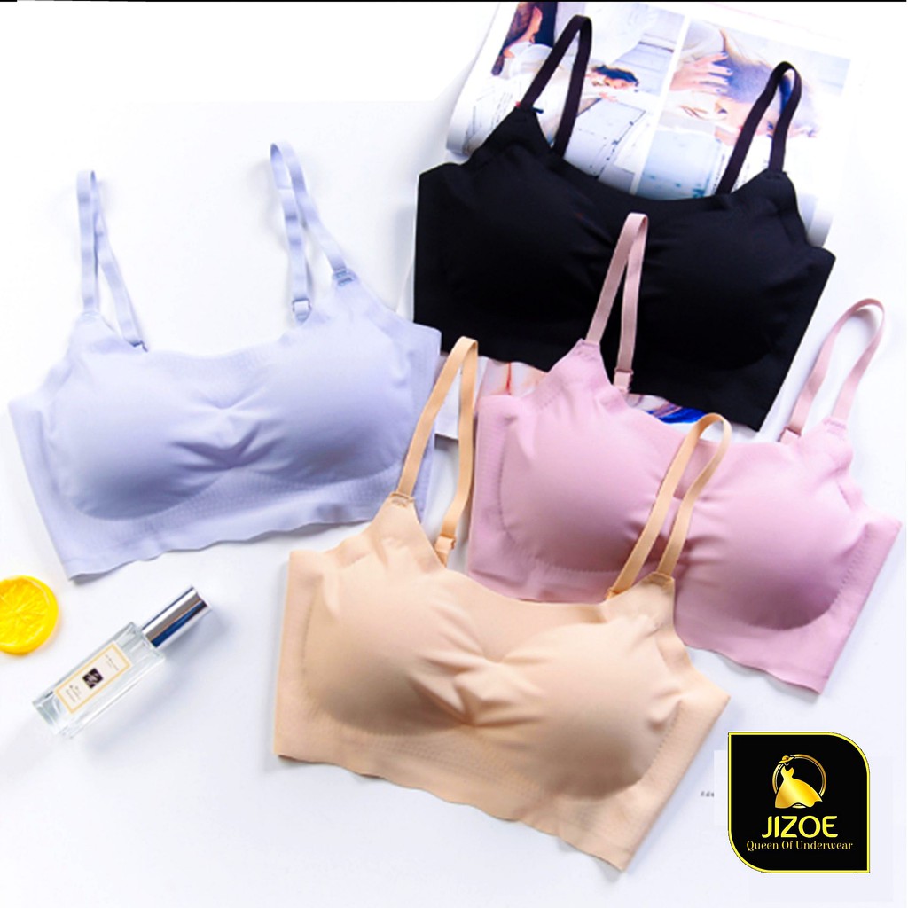 Áo bra nữ tập GYM su đúc bàn tay quai mảnh không đường may JIZOE ALT24 | BigBuy360 - bigbuy360.vn