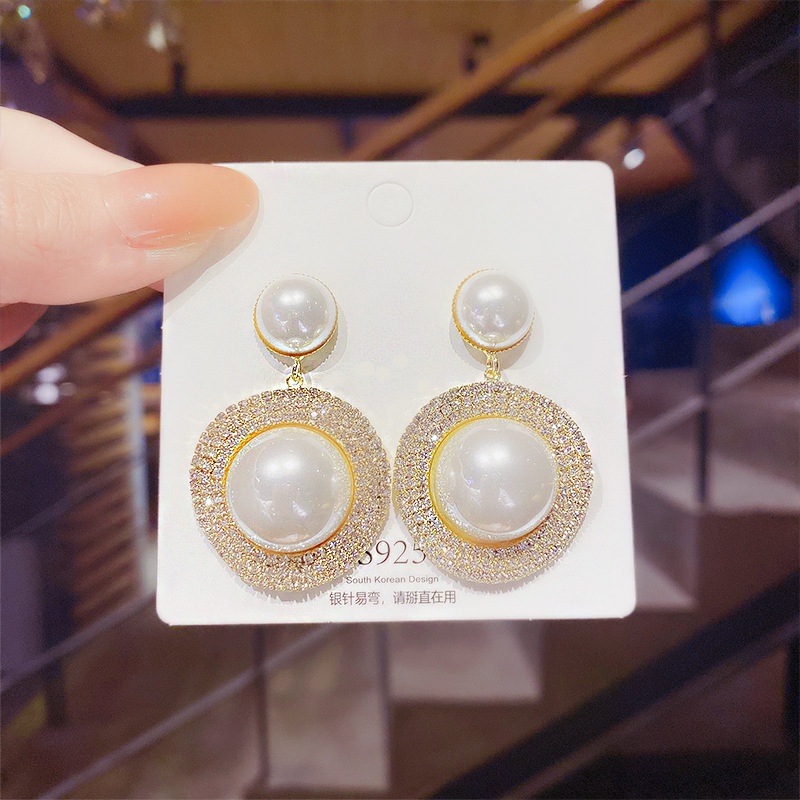 Khuyên Tai Nữ Đính Ngọc Thời Trang