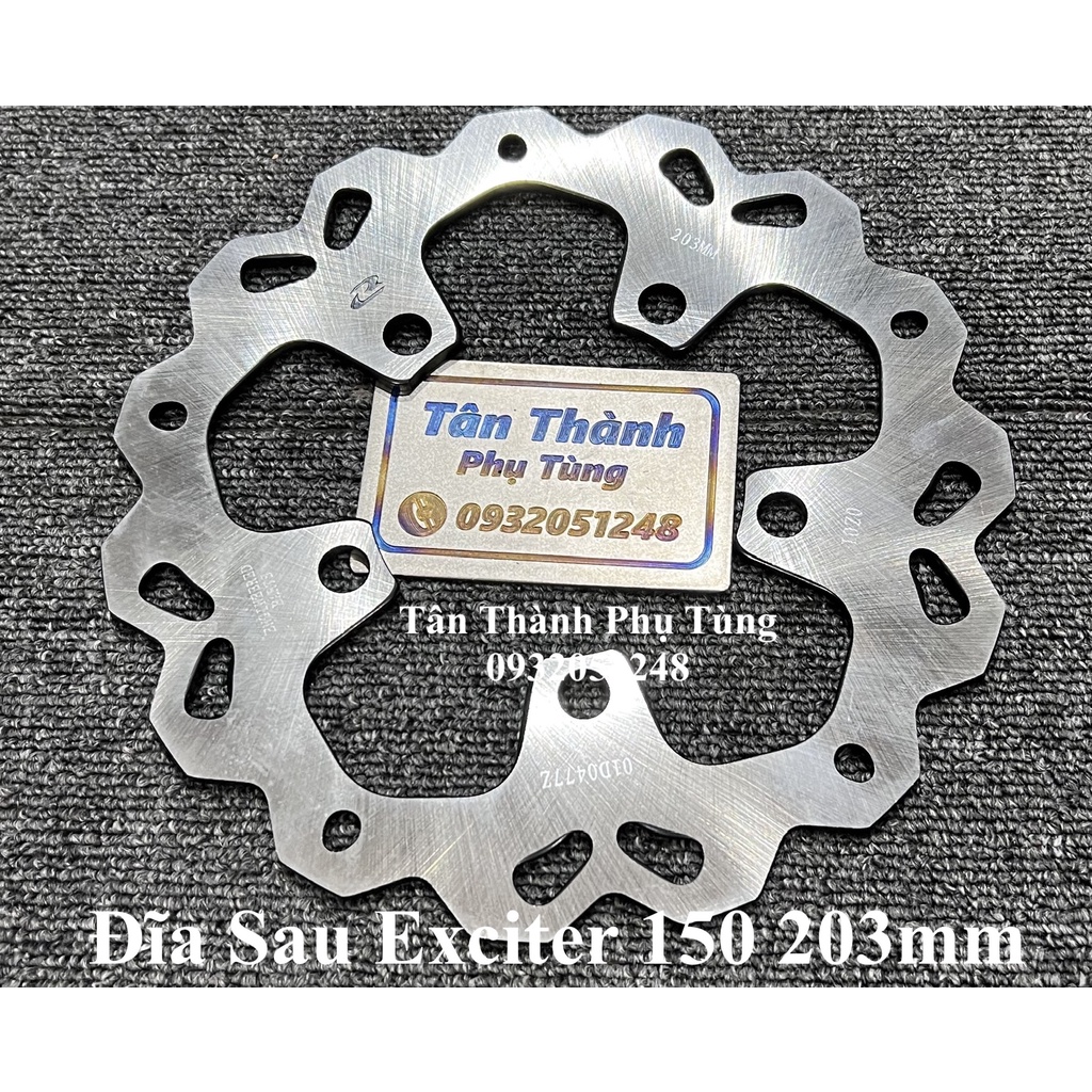 Đĩa RCB Exciter 150 chính hãng Trước:245mm, Sau:203mm