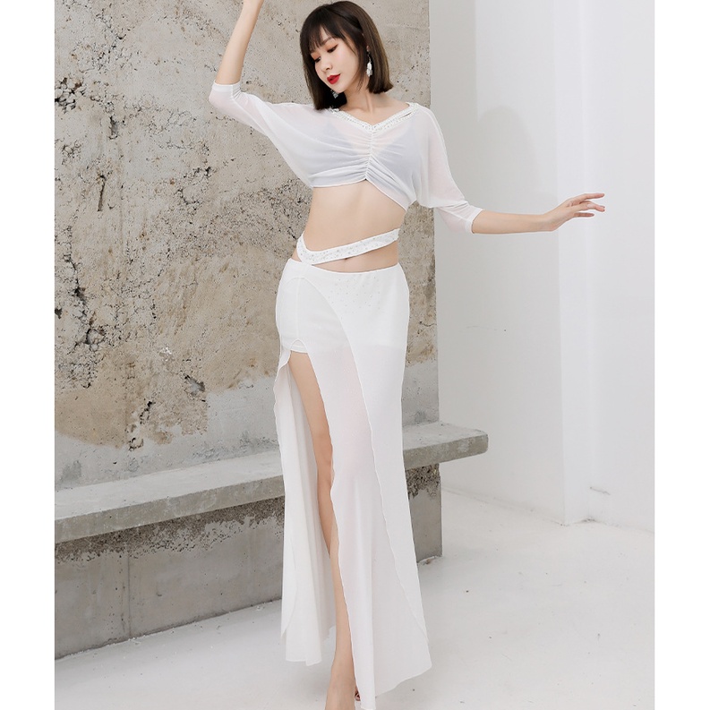 Trang Phục Múa Bụng Xẻ Cao Thời Trang Mùa Hè Sành Điệu