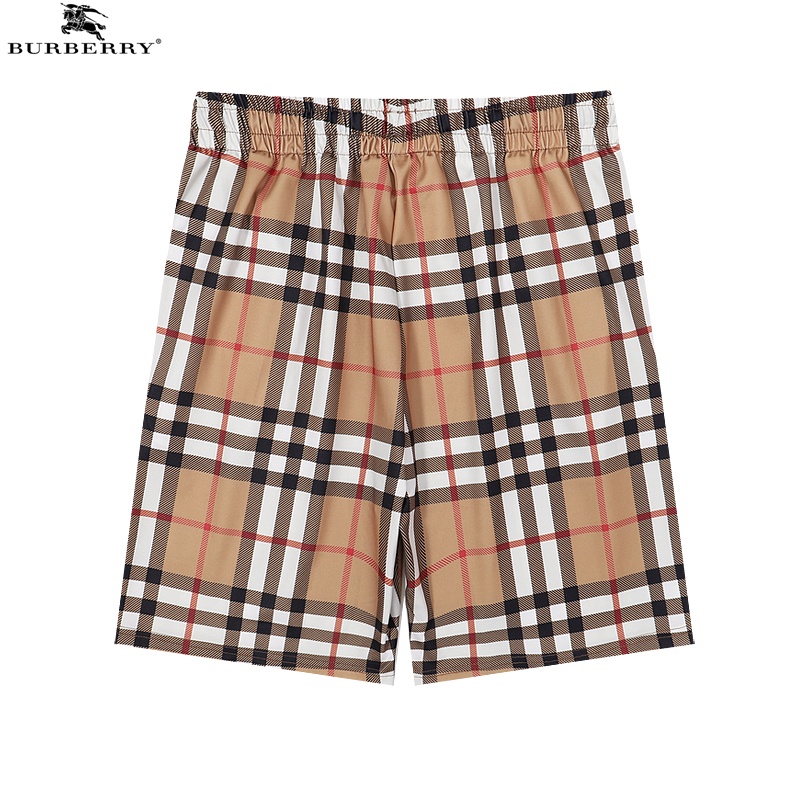 Burberry Quần Short Dây Rút In logo Thời Trang