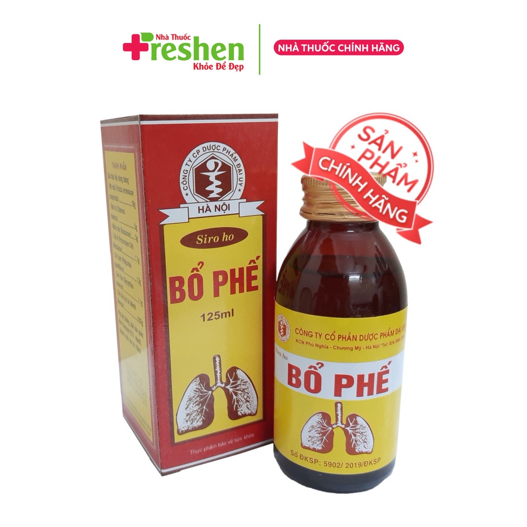 Bổ Phế Đại Uy (Chai 125ml) Giúp bổ phế, hỗ trợ giảm ho