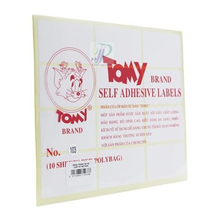 Giấy decal in tem nhãn - mã vạch A5 (10 sheet/xấp)
