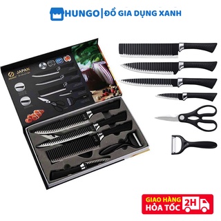 Bộ dao nhà bếp 6 món chuẩn Nhật Bản, dao làm bếp đa năng