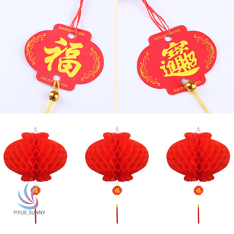 Set 20 Lồng Đèn Giấy Tổ Ong Trang Trí