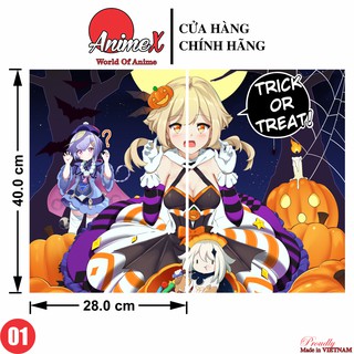 Combo 2 Tấm Poster Áp Phích A3 Game Genshin Impact miHoYo Dán Tường, Dán Kính, Trang Trí Nhà Cửa By AnimeX