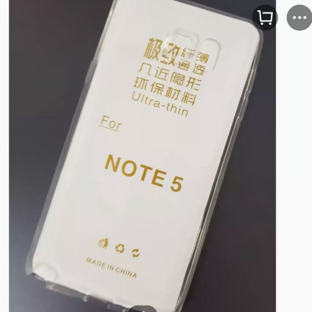 Ốp dẻo trong sam sung note 5