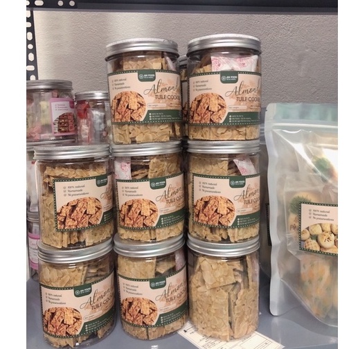 Bánh ngói hạnh nhân dinh dưỡng dành cho người ăn kiêng và mẹ bầu AN FOOD 250g