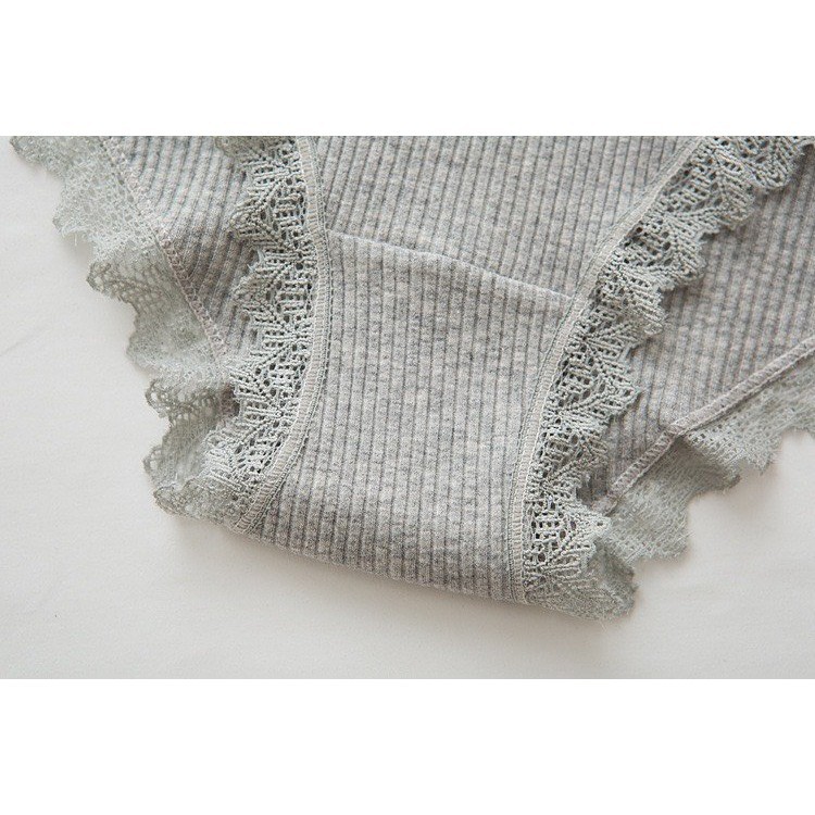 Quần lót nữ viền ren lưng cao ren lưới cotton ren - Quần lót nữ ren lưới sexy cotton ren | BigBuy360 - bigbuy360.vn