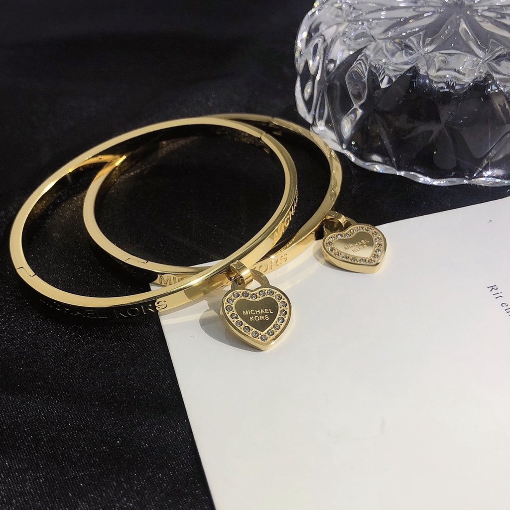 Vòng Tay Michael Kors Thép Titan Thời Trang Cho Nữ