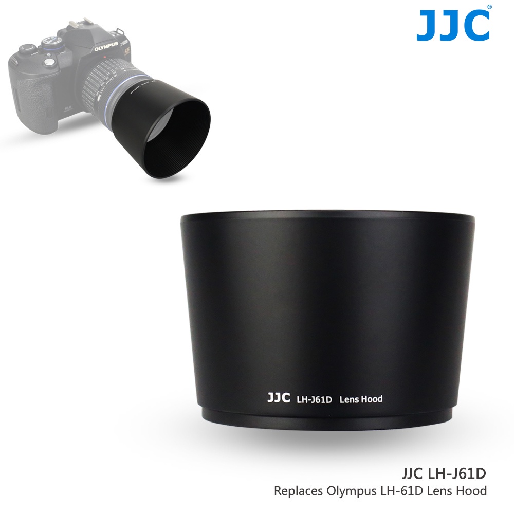 JJC LH-61D Loa Che Nắng Cho Thấu Kính Máy Ảnh Olympus ED 40-150mm f/4-5.6 Olympus LH-61D