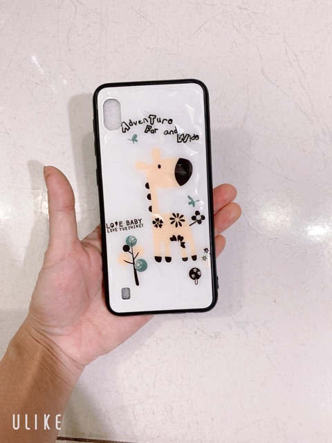 Ốp lưng sam sung A10 Vân đá in hình hươu cao cổ