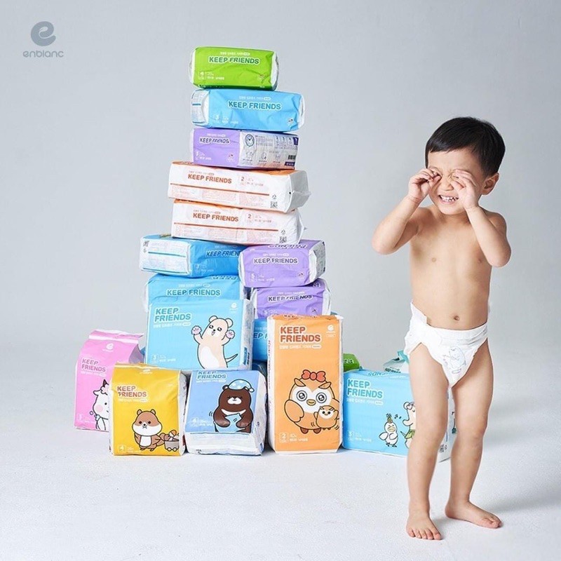 [Tách Bịch] 1 Miếng Dùng Thử Bỉm Keep Friend Dán/Quần S1/M1/L1/Xl1