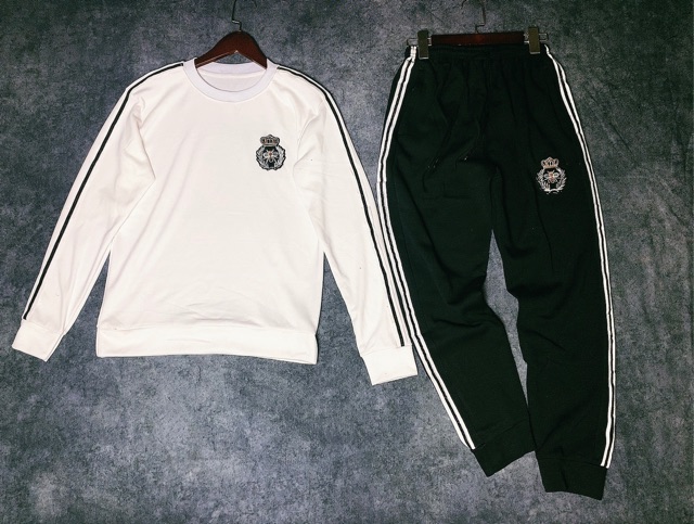 Bộ Nỉ Nam , Bộ thể thao nam loggo vương miện dài tay | BigBuy360 - bigbuy360.vn