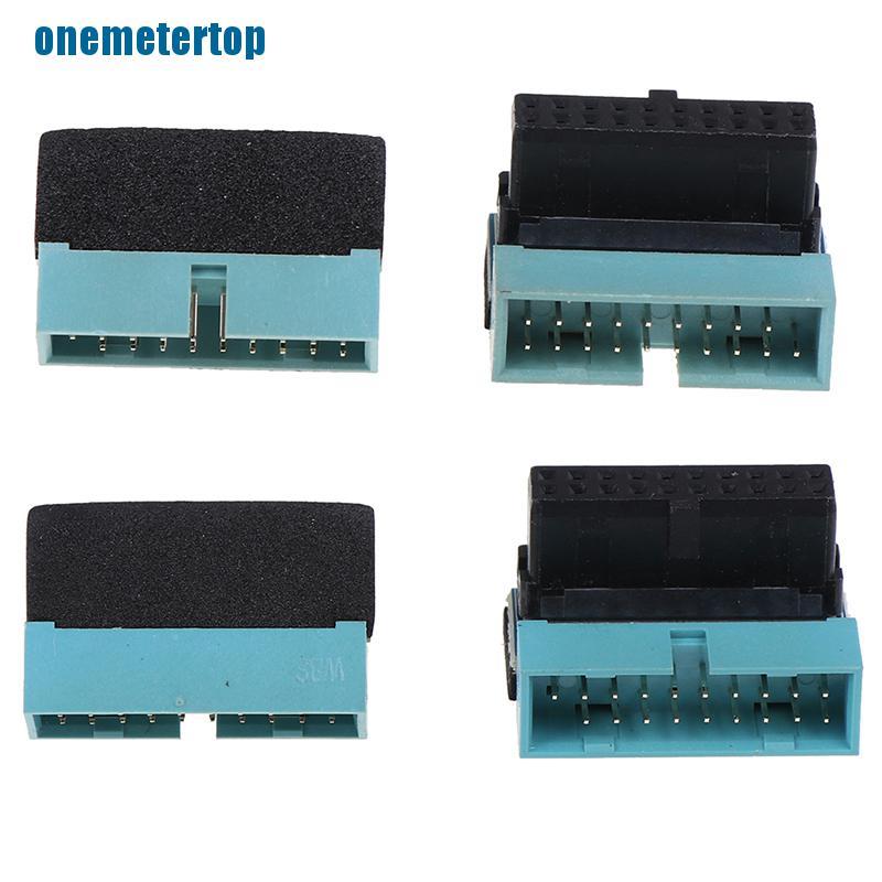 (Top) 1pc 20pin Usb 3.0 Male To Female Extender 90 Độ
