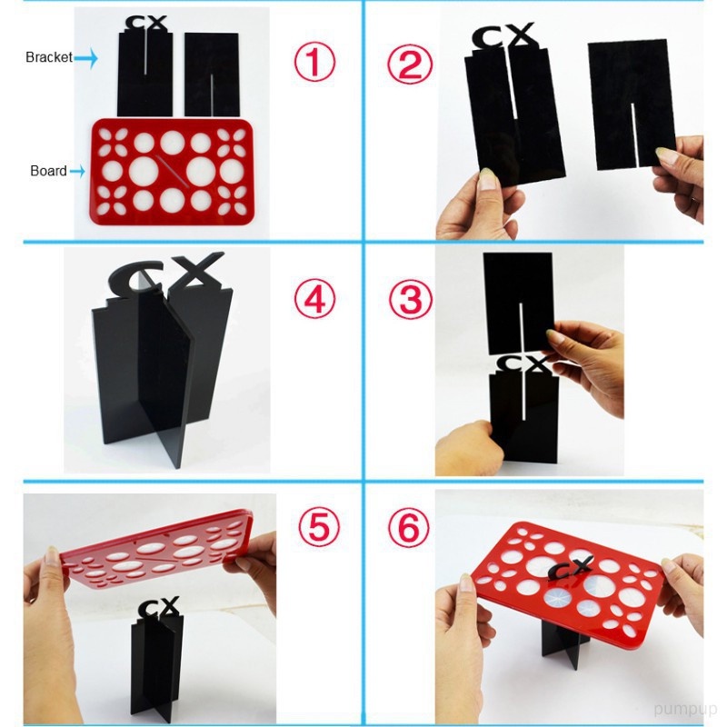 Giá Đỡ Cọ Trang Điểm 26 Lỗ Tiện Dụng