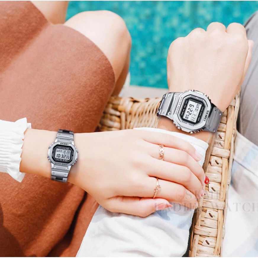 Đồng hồ thể thao nam nữ Skmei SKM02 chính hãng cao cấp, điện tử, đầy đủ chức năng, dây thép đúc, thời trang | BigBuy360 - bigbuy360.vn