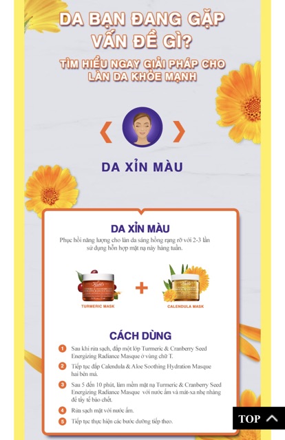 💥 Mặt nạ nghệ Kiehl's - chính hãng