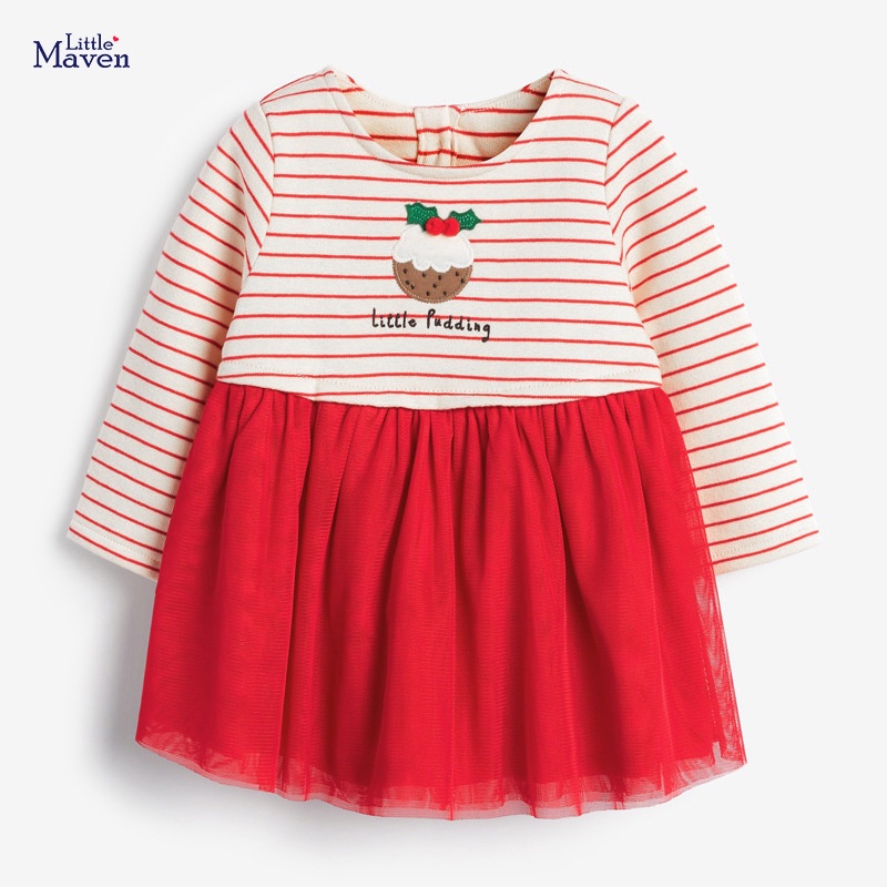 Đầm thun dài tay LITTLE MAVEN