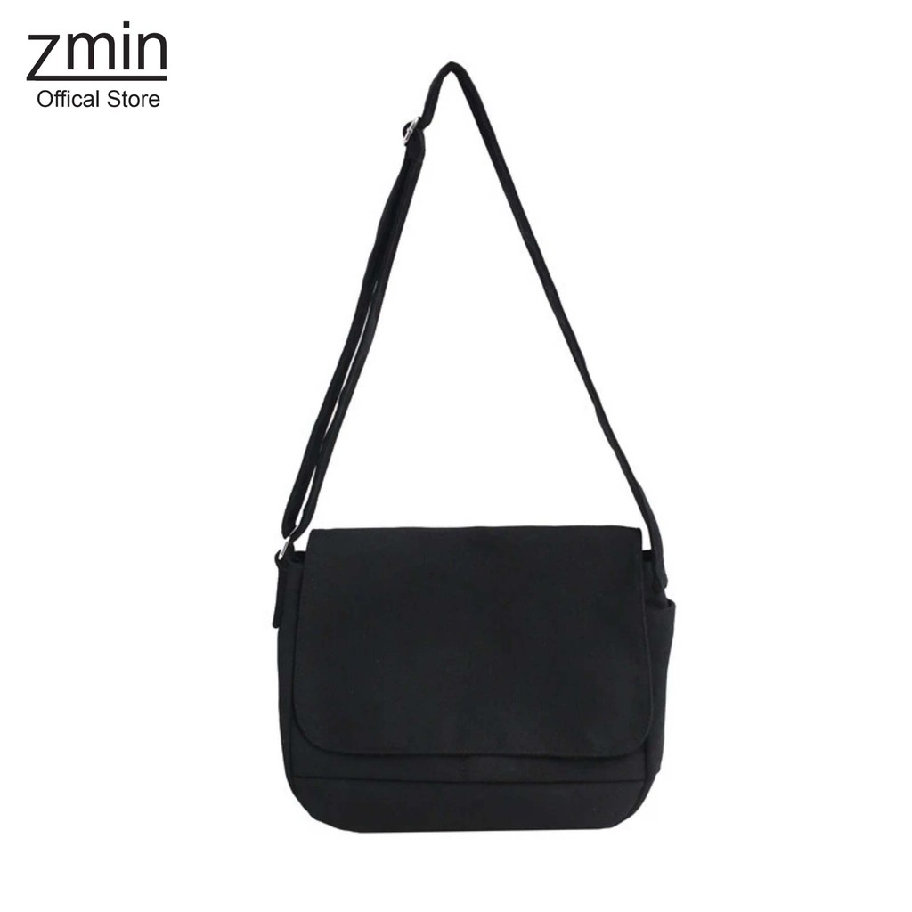 Túi đeo chéo nam nữ thời trang unisex Zmin, chất liệu vải canvas cao cấp mềm mịn - T067