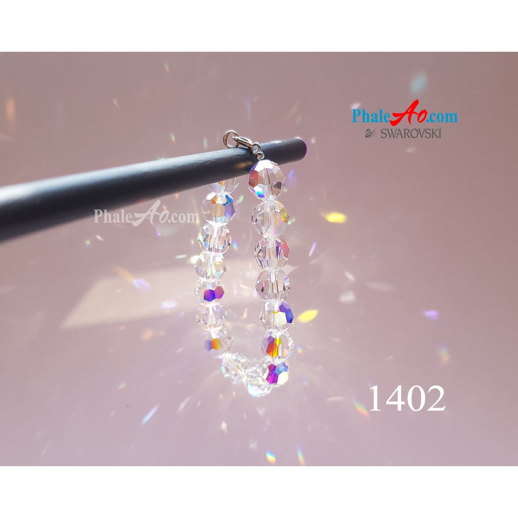 Pha lê Swarovski - 10 hạt tròn size 4,6mm crystal round bead PhaleAo