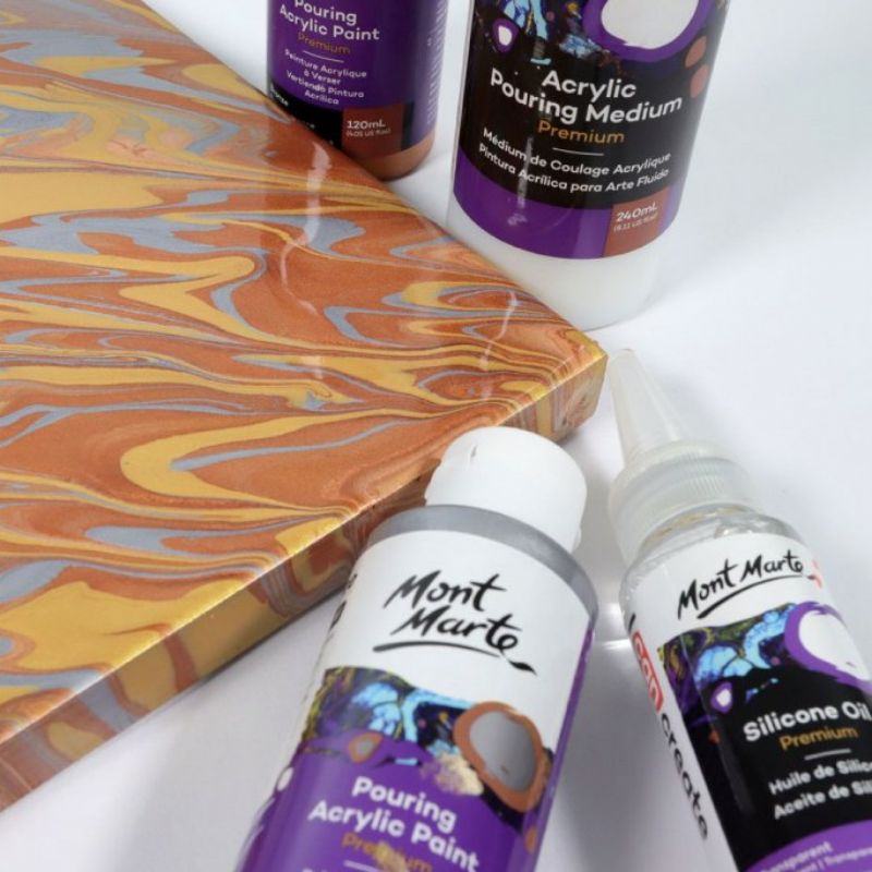 Bộ màu đổ Mont Marte Premium Pouring Acrylic Paint