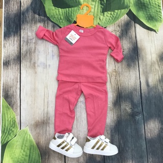 Bộ Cotton Borip trơn