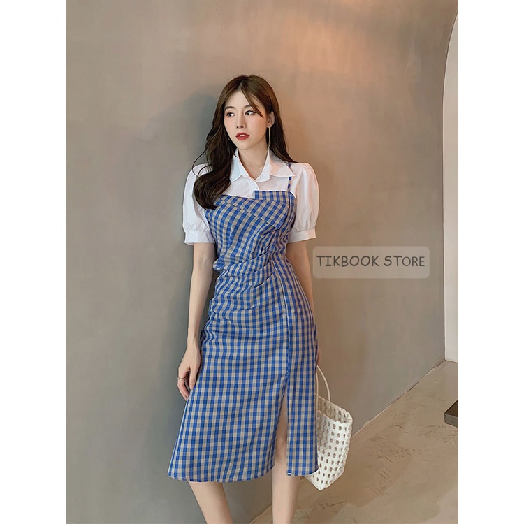 Order-Váy tay bồng dáng dài - Tikbook Store