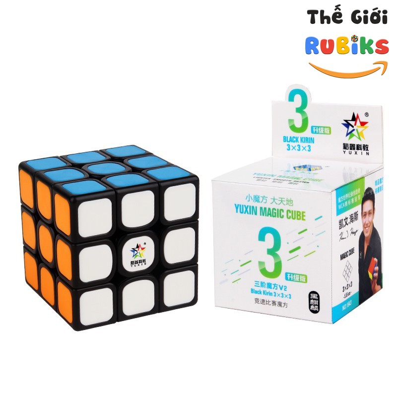 Khối Rubik Yuxin Black Kirin 3x3 V2 Trong Suốt