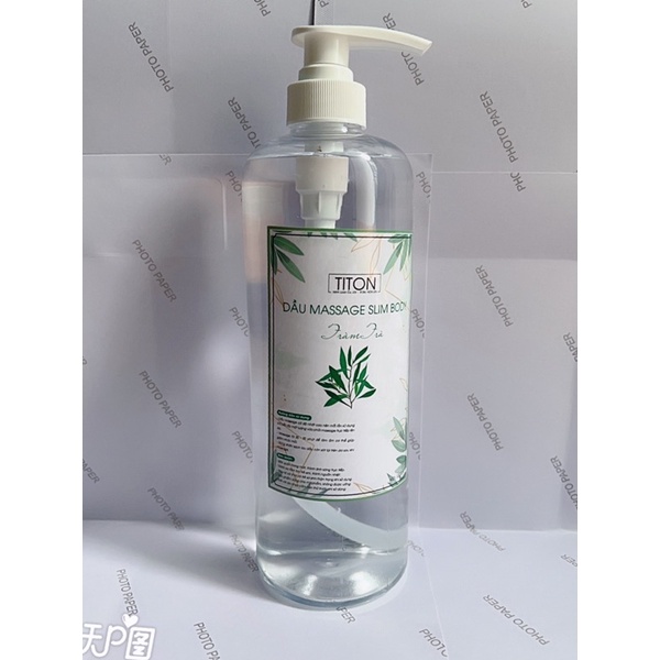 Dầu Massage Slim Tràm Trà Siêu Nóng Giảm Béo (500ml, 1000ml)