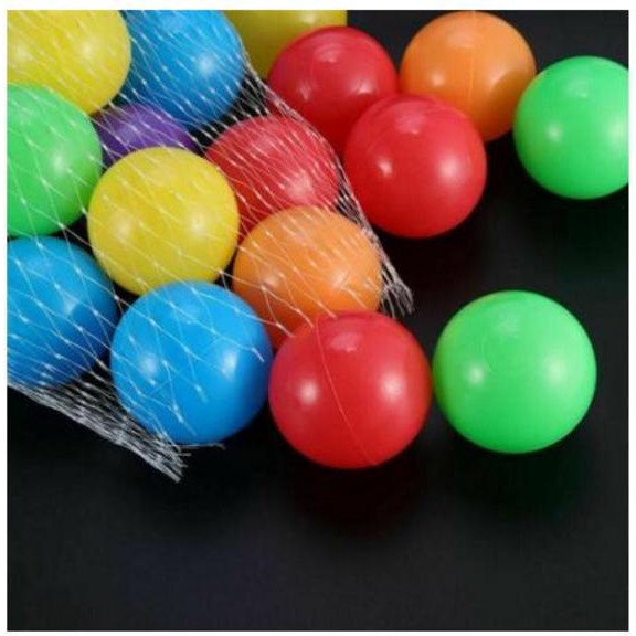 Túi Quả Bóng Nhựa Nhiều Màu (loại 3-3.5cm-100 bóng và 6-7cm-50 bóng)