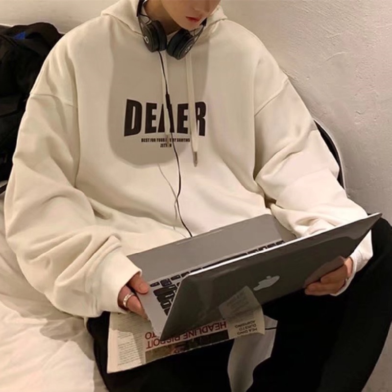 Áo hoodie Thể Thao Dáng Rộng Thoải Mái Phong Cách Hip Hop Đường Phố Cho Nam Cỡ M-5XL