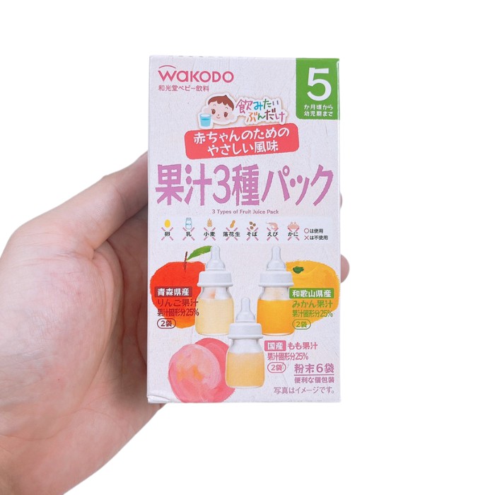 Trà wakodo Nhật Bản cho bé từ 5 tháng tuổi thanh nhiệt bổ dung dưỡng chất luvamo GV09