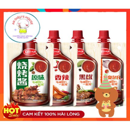 [HÀNG HOT] Sốt thịt nướng BBQ sốt thịt nướng cay Pepper Orlean 110g