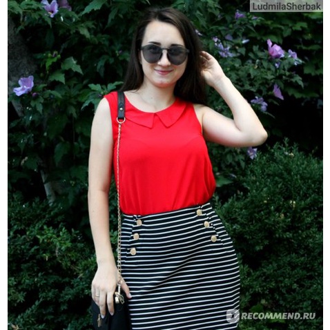 Chân váy sọc ngang GEE.JAY