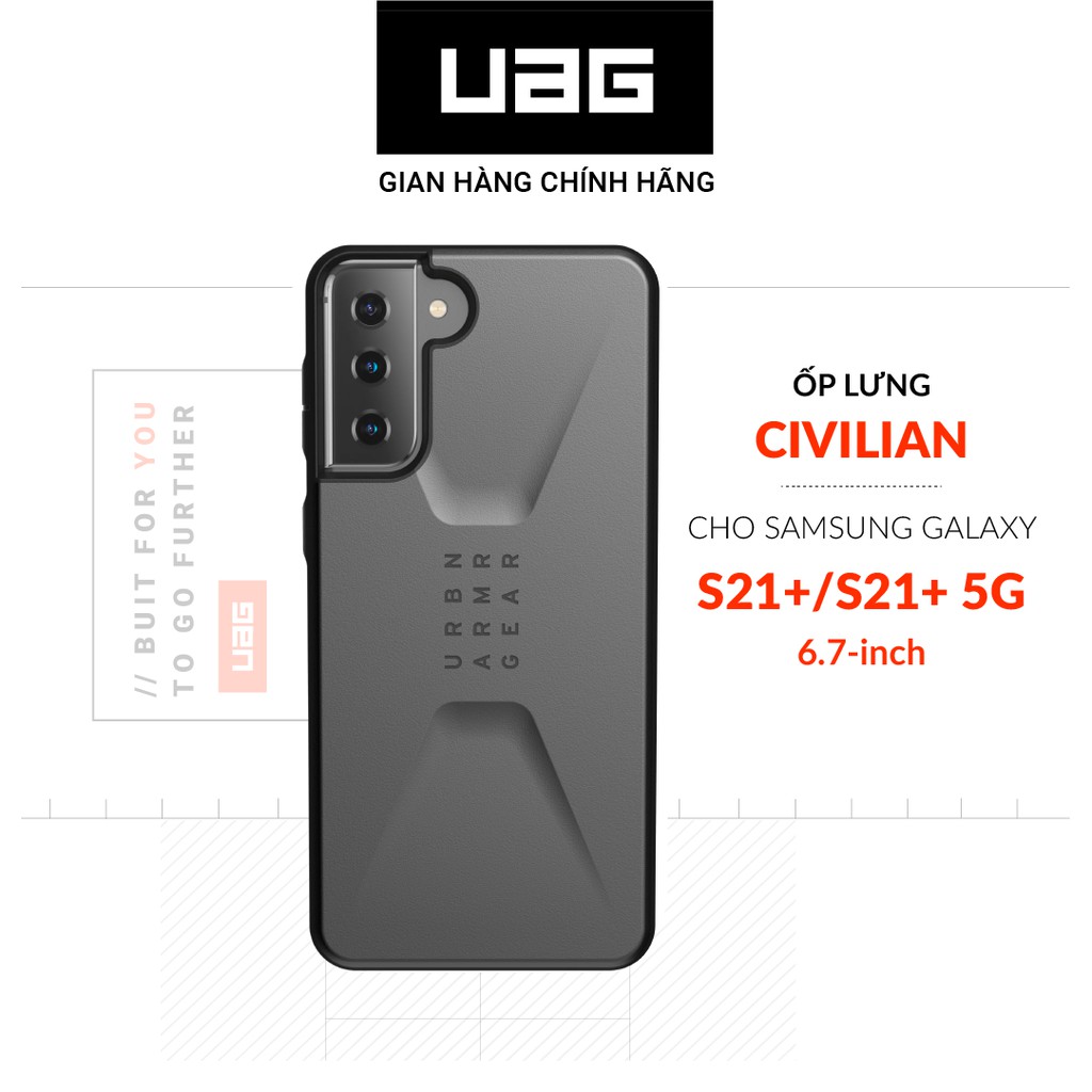 Ốp lưng UAG Civilian cho Samsung Galaxy S21 Plus/S21 Plus 5G [6.7-inch]