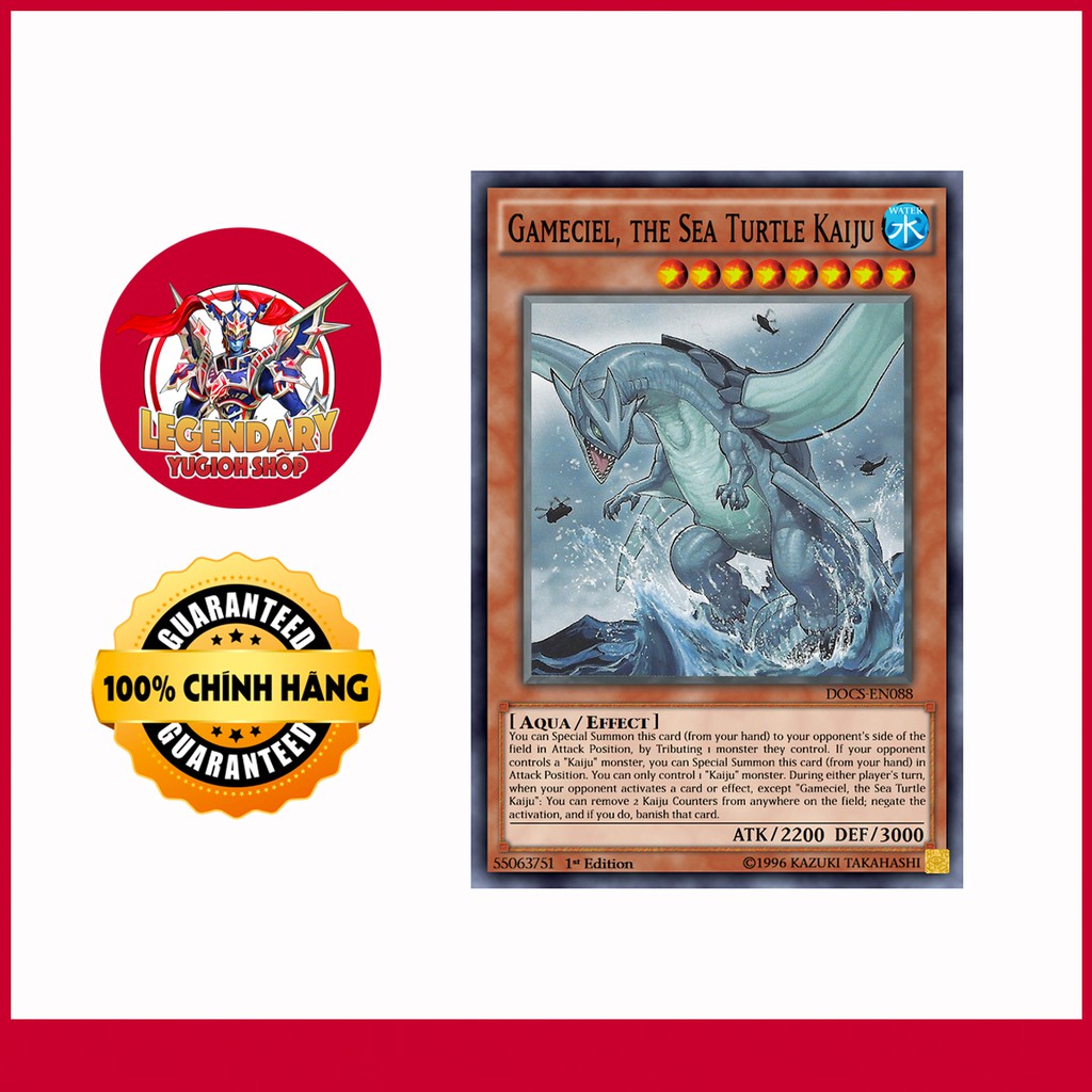 [EN-JP][Thẻ Bài Yugioh Chính Hãng] Gameciel, the Sea Turtle Kaiju