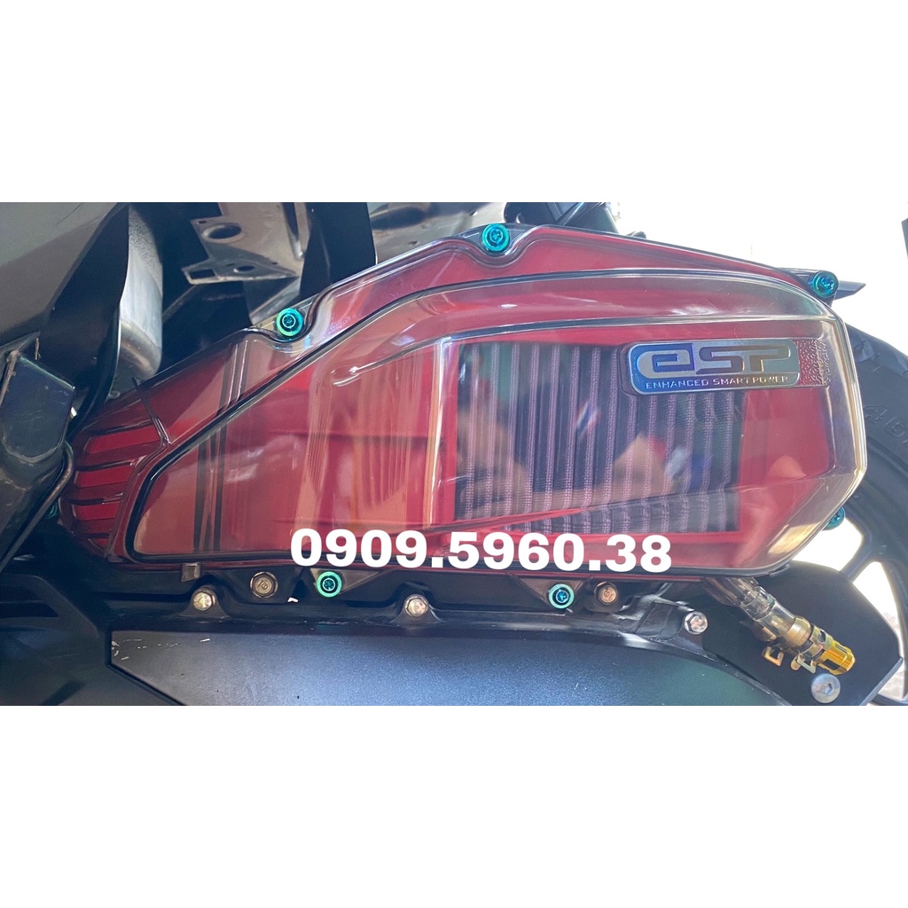 Ốp Bầu Lọc Gió  gắn Vario-Click Trong Suốt / Đen Khói - Vario/Click 2018 - 2019 - 2020
