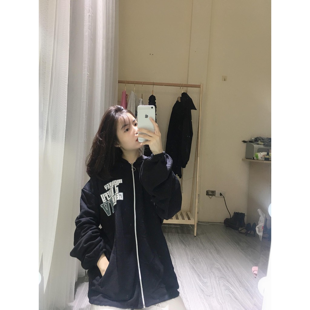Áo Hoodie over form rộng Monkey Lucky unisex nam nữ tay dài | BigBuy360 - bigbuy360.vn