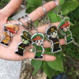 MÓC KHÓA CHIBI CÔNG AN QUÂN ĐỘI