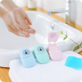 Xà phòng giấy- xà phòng bỏ túi siêu hót
