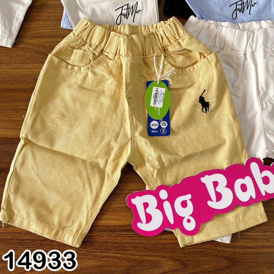 Quần lửng kaki nhiều mẫu mới 2022 cho bé trai 9-27KG - Bigbaby Shop